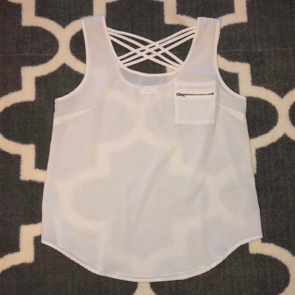 White, flowy shirt